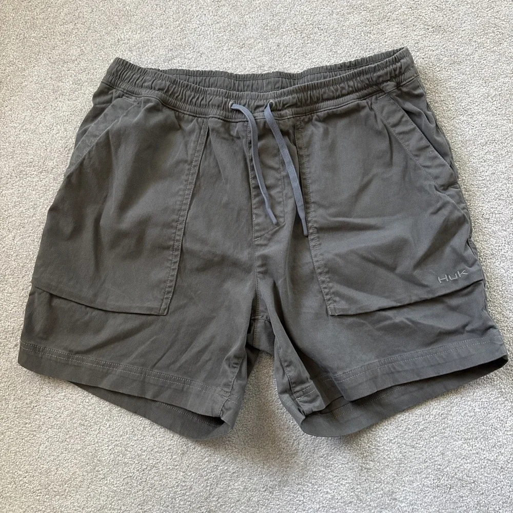 Huk Shorts‎ Mens 34 Brown Corduroy Pinwale 5.5